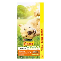 Сухой корм для взрослых собак Purina Friskies Balance с курицей и овощами 15 кг (7613031394869)