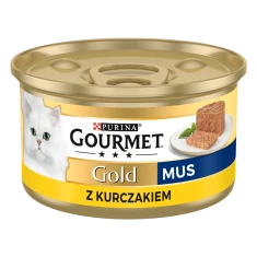 Влажный корм для кошек Purina Gourmet Gold мусс с курицей 85 г (7613031806171)