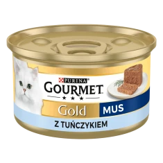 Влажный корм для кошек Purina Gourmet Gold мусс с тунцом 85 г (7613031808649)