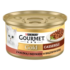 Влажный корм для кошек Purina Gourmet Gold с уткой и индейкой 85 г (7613032984540)