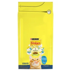 Сухий корм для котів Friskies Sterilised з лососем та овочами 1,5 кг 6 шт (7613033002458)