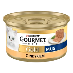 Влажный корм для кошек Purina Gourmet Gold мусс с индейкой 85 г (7613033776533)
