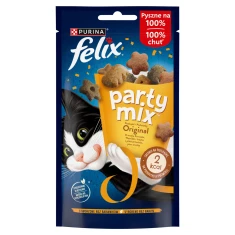 Лакомство для кошек Purina Felix Party Mix Original с курицей, печенью и индейкой 60 г (7613034119865)