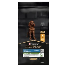 Сухий корм для цуценят великих порід Purina Pro Plan Large Puppy Athletic Optistart з куркою і рисом 12 кг (7613035120365)