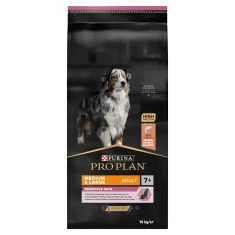 Сухий корм для собак середніх і великих порід Purina Pro Plan 7+ Medium & Large 7+ Sensitive Optiderma з лососем і рисом 14 кг (7613035123540)