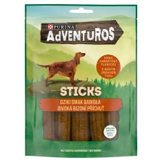 Ласощі для собак ADVENTUROS Sticks зі смаком буйвола 120 г (7613035516335)