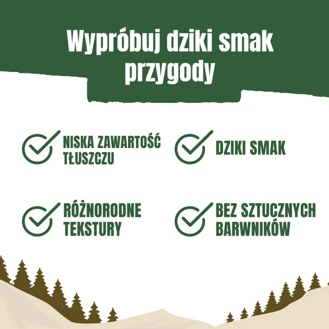 Ласощі для собак ADVENTUROS Strips зі смаком оленини 90 г (7613035516472)