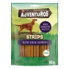 Ласощі для собак ADVENTUROS Strips зі смаком оленини 90 г (7613035516472)