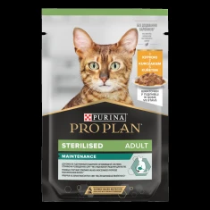 Влажный корм для кошек Purina Pro Plan Sterilised с курицей 85 г (7613036092852)