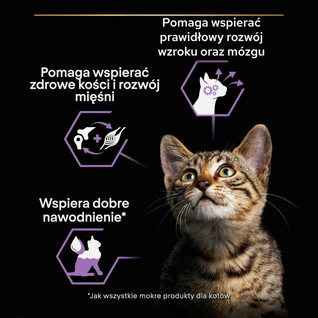 Вологий корм для кошенят Purina Pro Plan Nutrisavour з індичкою 85 г (7613036093453)