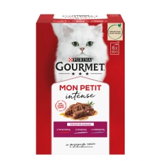 Вологий корм для котів Purina Gourmet Mon Petit м'ясний мікс філе в соусі 6 шт x 50 г (7613036620741)