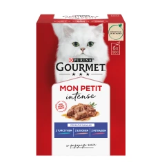 Вологий корм для котів Purina Gourmet Mon Petit рибний мікс філе в соусі 6 шт x 50 г (7613036620772)