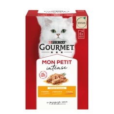 Вологий корм для котів Purina Gourmet Mon Petit м'ясний мікс філе в соусі 6 шт x 50 г (7613036620802)