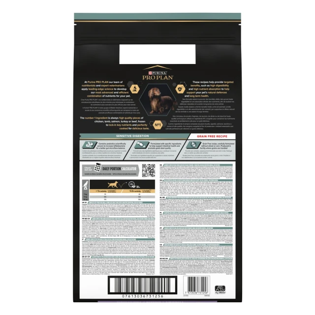 Сухий корм для собак малих порід Purina Pro Plan Sensitive Digestion 7 кг (7613036731256)