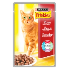 Вологий корм для котів Friskies з яловичиною 85 г (7613036964708)