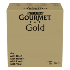 Вологий корм для котів Purina Gourmet Gold мус мікс смаків 96 шт x 85 г (7613038519326)