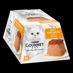 Вологий корм для котів Purina Gourmet Revelations з куркою 2 шт x 57 г (7613287070210)
