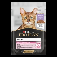 Влажный корм для кошек Purina Pro Plan Delicate с индейкой 85 г (7613287107848)