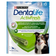 Жувальні ласощі для собак Purina Dentalife ActiveFresh Medium 115 г 5 шт (7613287780188)