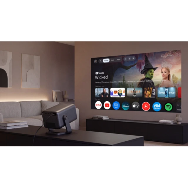 Розумний проєктор Philips NeoPix 760 Full HD 800 ANSI lm Wi-Fi Black (7640186963510)