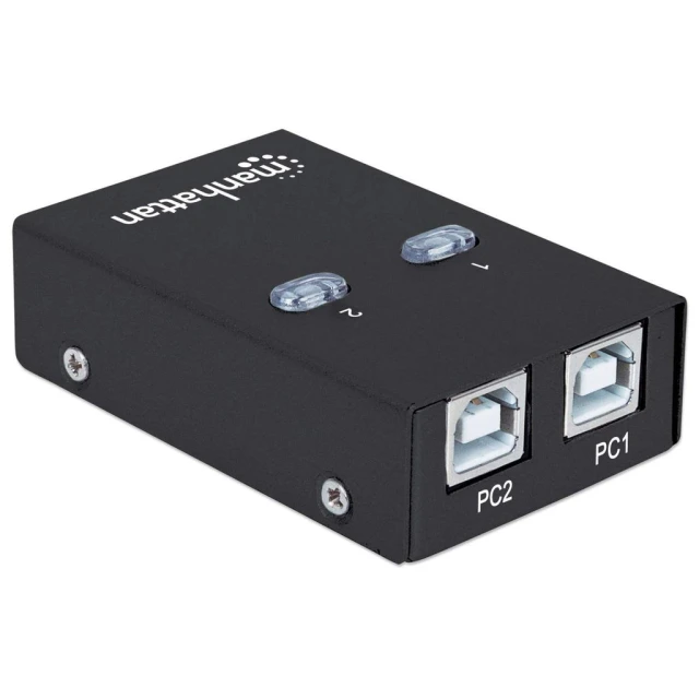 Перемикач Manhattan USB автоматичний 2.0 2/1 (766623162005)