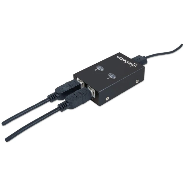 Перемикач Manhattan USB автоматичний 2.0 2/1 (766623162005)