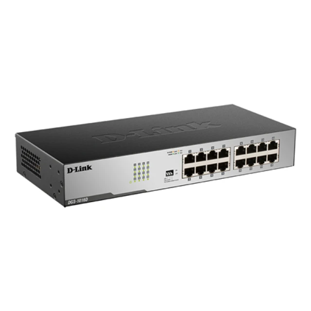 Комутатор D-Link DGS-1016D 16-портовий Gigabit некерований настільний (7900692699748)