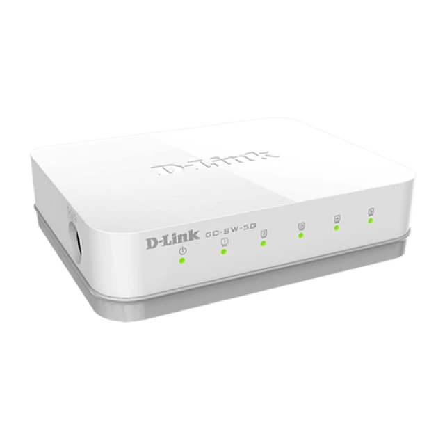 Комутатор D-Link GO-SW-5G/E 5 портів Gigabit (7900693656764)