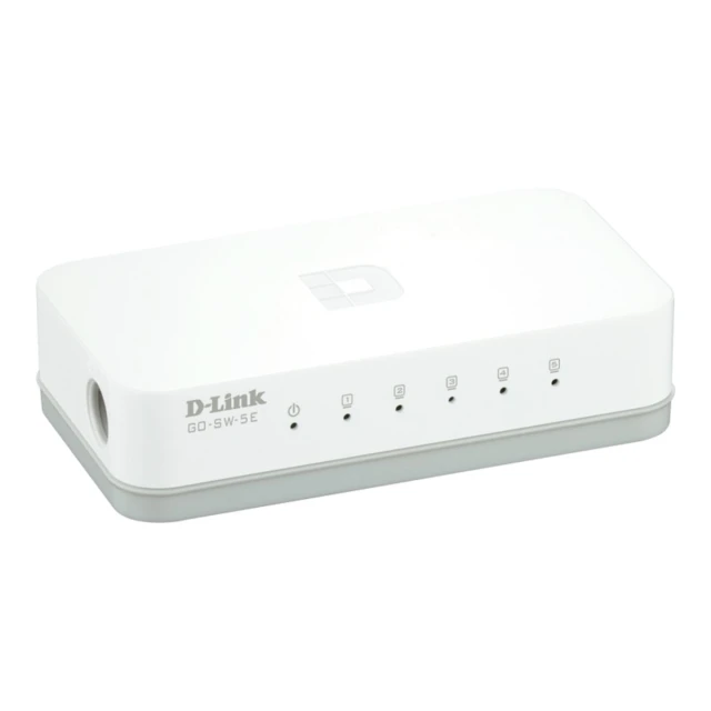 Комутатор D-Link GO-SW-5E/E некерований 5-портовий Fast Ethernet (790069388262)