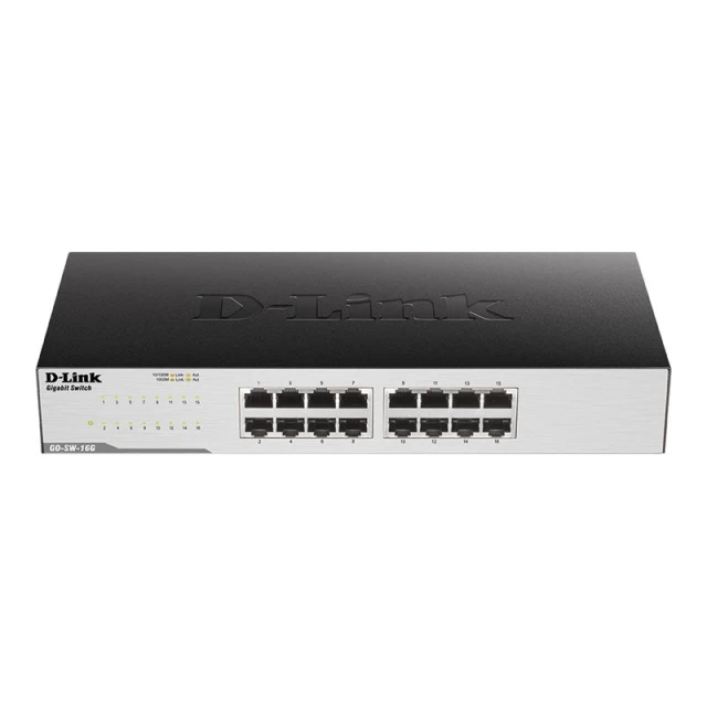 Комутатор D-Link GO-SW-16G/E некерований 16-портовий Gigabit (790069396618)