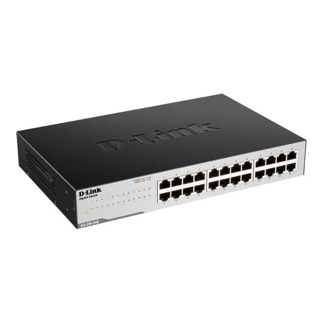 Комутатор D-Link GO-SW-24G 24-портовий Gigabit некерований настільний (790069396625)