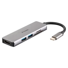 USB-хаб D-Link DUB-M530 5-в-1 USB Type-C HDMI SD microSD (790069447822)