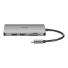 USB-хаб D-Link DUB-M810 8-in-1 USB-C з HDMI/Ethernet/кардрідером/Power Delivery (790069450471)