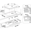 Індукційна варильна поверхня Whirlpool WF S7560NE BM FlexiSide Chef Control MattProtect Matte Black (8003437071522)