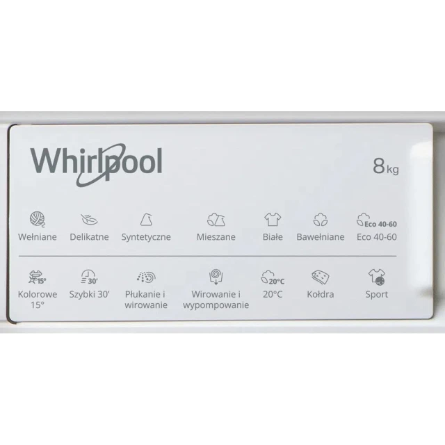 Пральна машина вбудована Whirlpool BI WMWG 81485 PL (8003437643965)