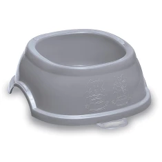 Миска для собак Zolux Break 2 антиковзна 0,6 л Grey (8003507961241)