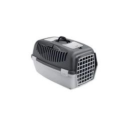 Переноска для собак и кошек ZOLUX Gulliver 2 пластиковые дверцы Light Grey-Dark Grey (8003507972018)