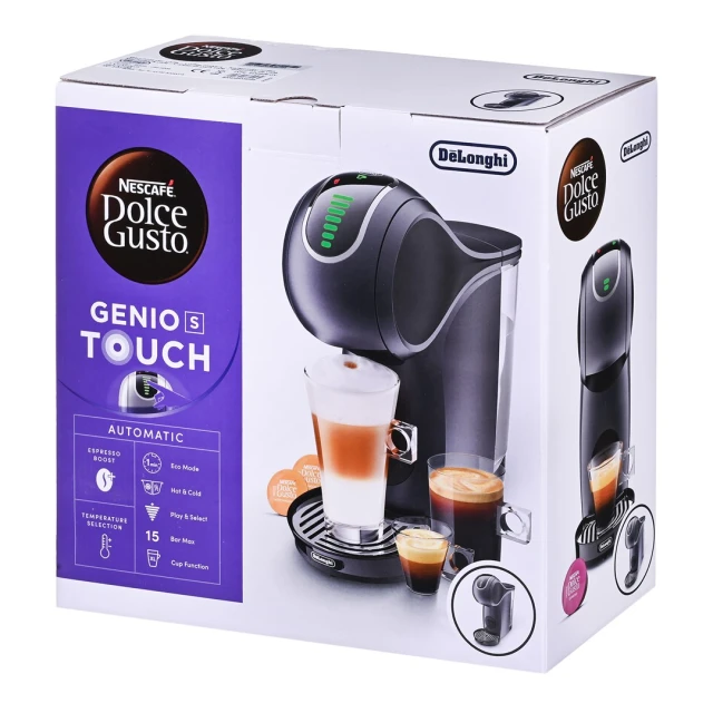 Кавоварка капсульна DeLonghi Genio S Touch EDG426.GY 15 bar 1400 Вт Grey (8004399334564)
