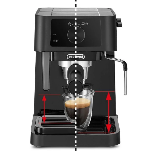 Кавоварка ріжкова DeLonghi Stilosa EC 230.BK (8004399334571)