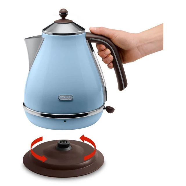 Електрочайник DeLonghi KBOV 2001.AZ 1,7 л 2000 Вт Blue (8004399771994)