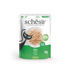 Вологий корм для котів Schesir Adult філе з курки 70 г (8005852121547)