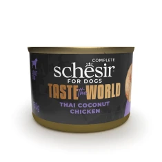 Вологий корм для собак Schesir Taste the World з куркою Thai Coconut 150 г (8005852122551)