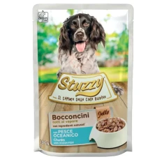 Вологий корм для котів STUZZY Chunks з океанічною рибою 100 г (8005852142535)