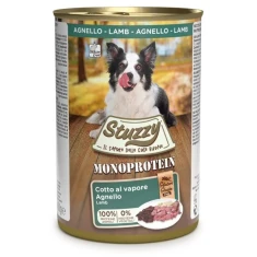 Вологий корм для собак STUZZY Monoprotein з ягням 400 г (8005852180001)