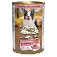 Вологий корм для собак STUZZY Monoprotein зі свининою 400 г (8005852180049)