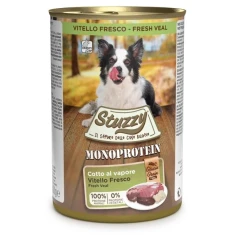 Вологий корм для собак STUZZY Monoprotein з телятиною 400 г (8005852180056)