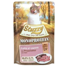 Вологий корм для котів STUZZY Monoprotein зі шинкою 85 г (8005852183040)