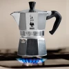 Гейзерна кавоварка Bialetti Moka Express 6 чашок Silver (8006363011631)