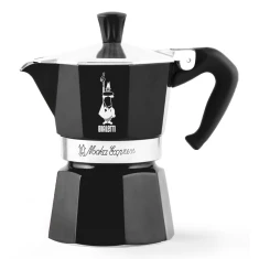 Гейзерна кавоварка Bialetti Moka Express 3 чашки Black (8006363018418)