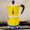 Гейзерна кавоварка Bialetti Rainbow 6 чашок Yellow (8006363018555)